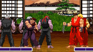 MUGEN - God Ryu & God Ken vs. Sensei Ryu & Sensei Ken - Download