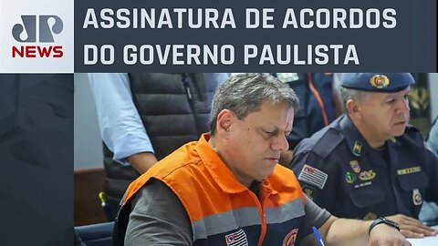 Tarcísio libera investimento milionário para saneamento básico no litoral norte de SP