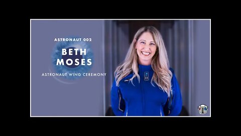 Beth Moses Gets Her Astronaut Wings | Virgin Galatic First Full Crew Flight