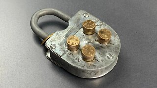 [872] Vintage Soviet Combination Lock Decoded Quickly