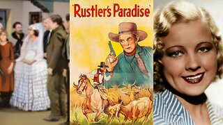 RUSTLER'S PARADISE (1935) Harry Carey, Gertrude Messinger & Edmund Cobb | Western | B&W