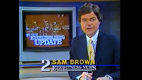 February 19, 1984 - KDKA Pittsburgh Eyewitness Newsbreak with Sam Brown
