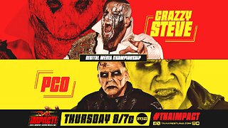 Crazzy Steve vs. PCO for the TNA Digital Media Title! #shorts