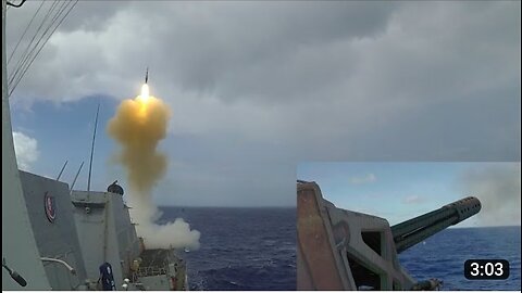 USS Shoup Live Fire With a Purpose Missile Test