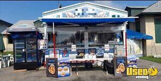 Nicely-Equipped Food Gyros Concession Trailer with Pro-Fire Suppression for Sale in New York