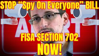 URGENT - Spy on Americans Without a Warrant Bill