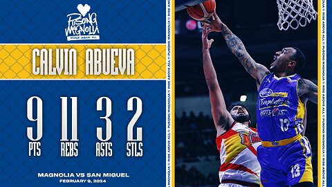 Calvin Abueva Highlights [Magnolia vs San Miguel Finals G4 | Feb. 9, 2024]