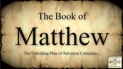 Matthew 27c A Servant Is Not Greater Than His Master