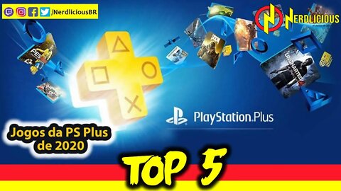 🔝 TOP 5! Listamos os 5 MELHORES JOGOS da PS PLUS de 2020. Confira!