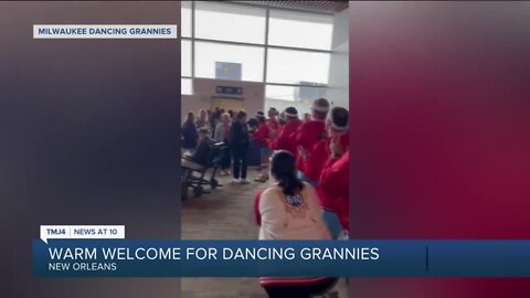 Warm welcome for Dancing Grannies in New Orleans