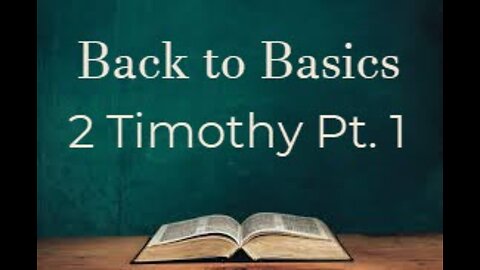 2 Timothy 1 Bible Study