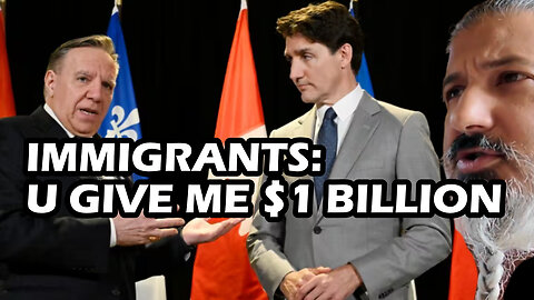 TRUDEAU gives 750 MILLION for IMMIGRANTS to Legault Quebec