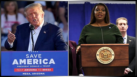 FORMER PRESIDENT TRUMP SUES NEW YORK ATTORNEY GENERAL LETITIA JAMES