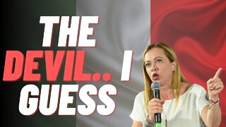THIS IS WHAT THE LEFT THINKS OF HER - Clip From Ep. 115 - Giorgia Meloni New PM in Italy