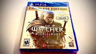 The Witcher 3: Wild Hunt - Complete Edition - PS4 - AMBIENT UNBOXING