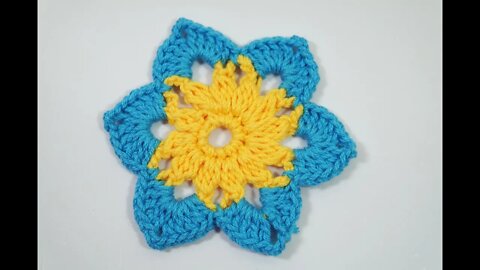 How to crochet flower free written pattern in description