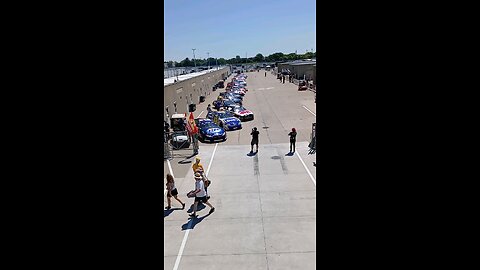 SVRA NASCAR heading out at the Indianapolis Motor Speedway