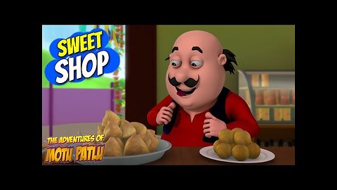 English Cartoon for kids | motu patlu| sweet shop