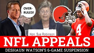 NFL Appeals Deshaun Watson's Suspension - Watson Missing Entire Season?