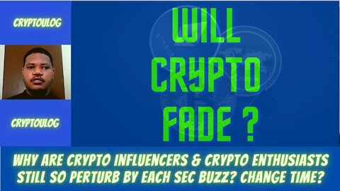 Why Are Crypto Influencers & Crypto Enthusiasts Still So Perturb By Each SEC Buzz? Change Time?