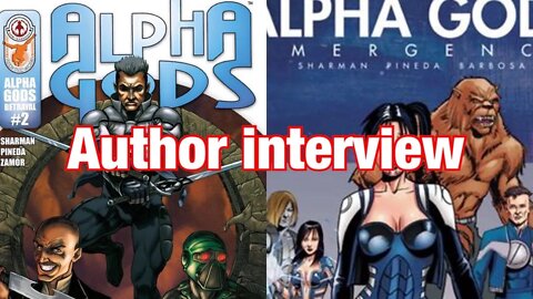 Comic Book creator Ian Sharman interview . Author of Alpha Gods #comicbook #iansharman #indiauthor