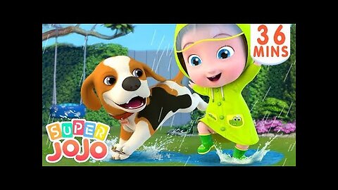 Rain, Rain, Go Away Nursery Rhyme With Lyrics | Swimming Song + More Nursery Rhymes & Kids Songs