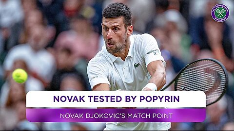 Novak Djokovic / Winning moment / Third round / Wimbledon 2024