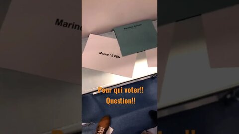 Pour qui voter? Macron? Ou Marine Lepen?