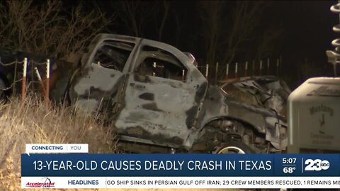 NTSB: 13-year-old was driving pickup in crash that killed 9 in Texas