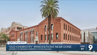 Renovations wrap up on UArizona's Old Chemistry building