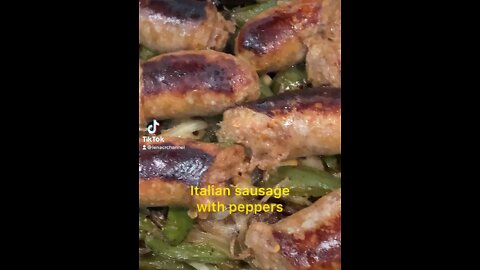 Italian sausage and peppers￼￼￼￼ Recipe