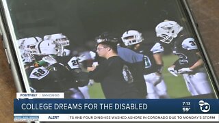 College dreams for the disabled