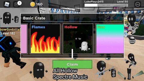 ROBLOX Tower Heroes - All Hollow Spectre Music!