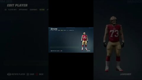 How To Create Joe Staley Madden 23 #shorts