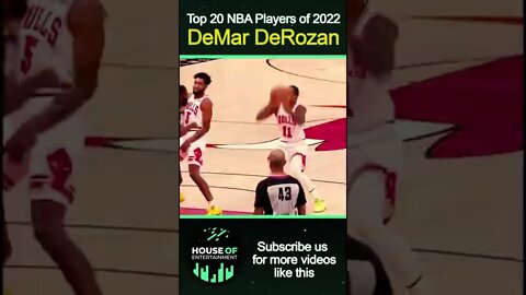 DeMar DeRozan makes it again into the list of top NBA Players in 2022 | Top NBA Players #Shorts