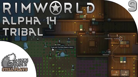 Rimworld Alpha 14 Tribal | Surviving the Winter in Our Mountain Base and Trading | Part 9 | Gameplay