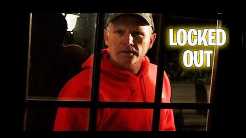 LOCKING PSYCHO DAD OUT OF MY HOUSE!!!