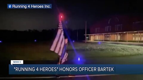 Running 4 Heroes honors fallen Cleveland officer Shane Bartek with mile run