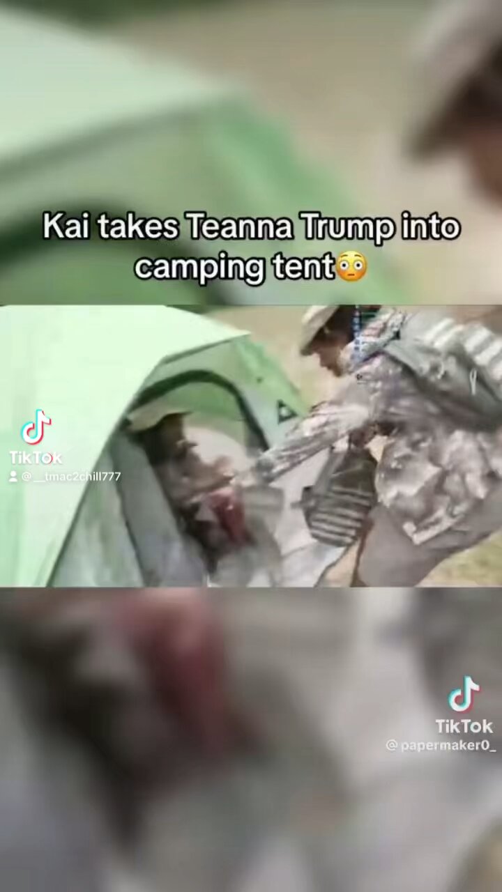 Kai Cenat Brings Teanna Trump In A Tent 😳😳