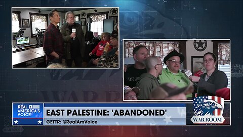 Steve Bannon Talks To East Palestine Residents Suffering From Train Derailment Chemicals.