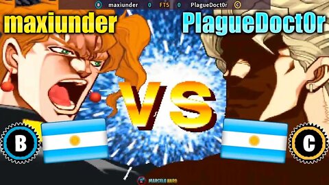 JoJo's Bizarre Adventure (maxiunder Vs. PlagueDoct0r) [Argentina Vs. Argentina]