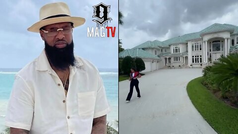 Slim Thug Tours Huge Waterfront Mansion Across From College Hill House! 🏡