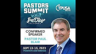 Paul Blair speaks at TPUSA Pastors Summit