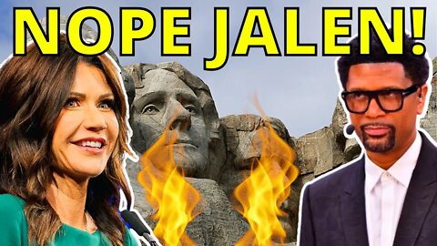 WOKE ESPN Analyst Jalen Rose SLAMMED by South Dakota Gov Kristi Noem! Mount Rushmore STAYS!