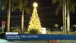 Cape Coral City Hall Tree Lighting