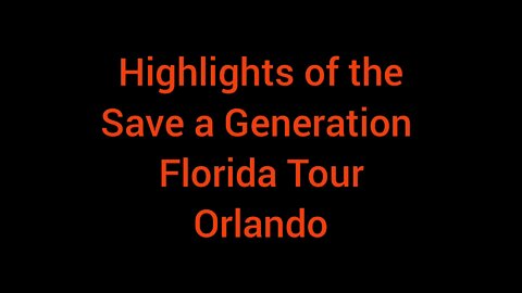 Highlights From the Save a Generation Florida Tour