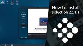 How to install siduction 21.1.1
