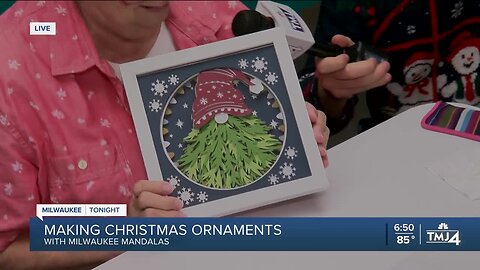Milwaukee Mandalas Christmas ornaments