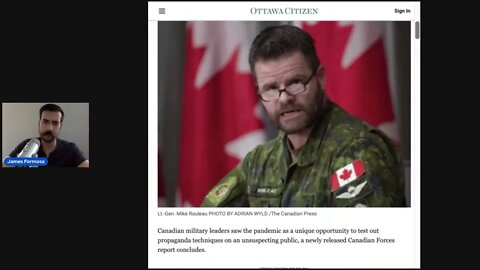 Military leaders saw pandemic as unique opportunity to test propaganda techniques on Canadians