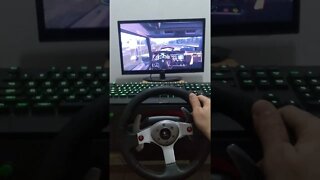 Testando posição da câmera - BUTTON Box + Logitech G25 # shorts